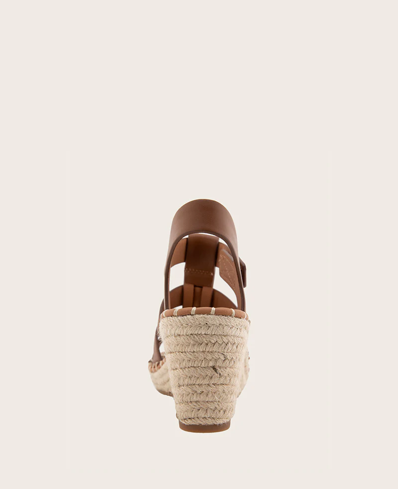 GENTLE SOULS - Capelin Leather Espadrille Wedge - Image 3