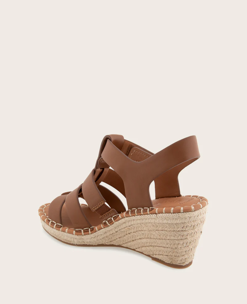 GENTLE SOULS - Capelin Leather Espadrille Wedge - Image 4