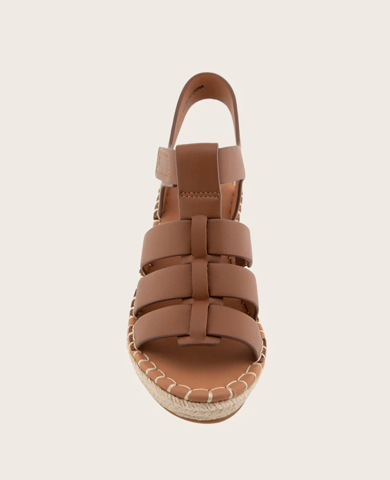 GENTLE SOULS - Capelin Leather Espadrille Wedge - Image 5