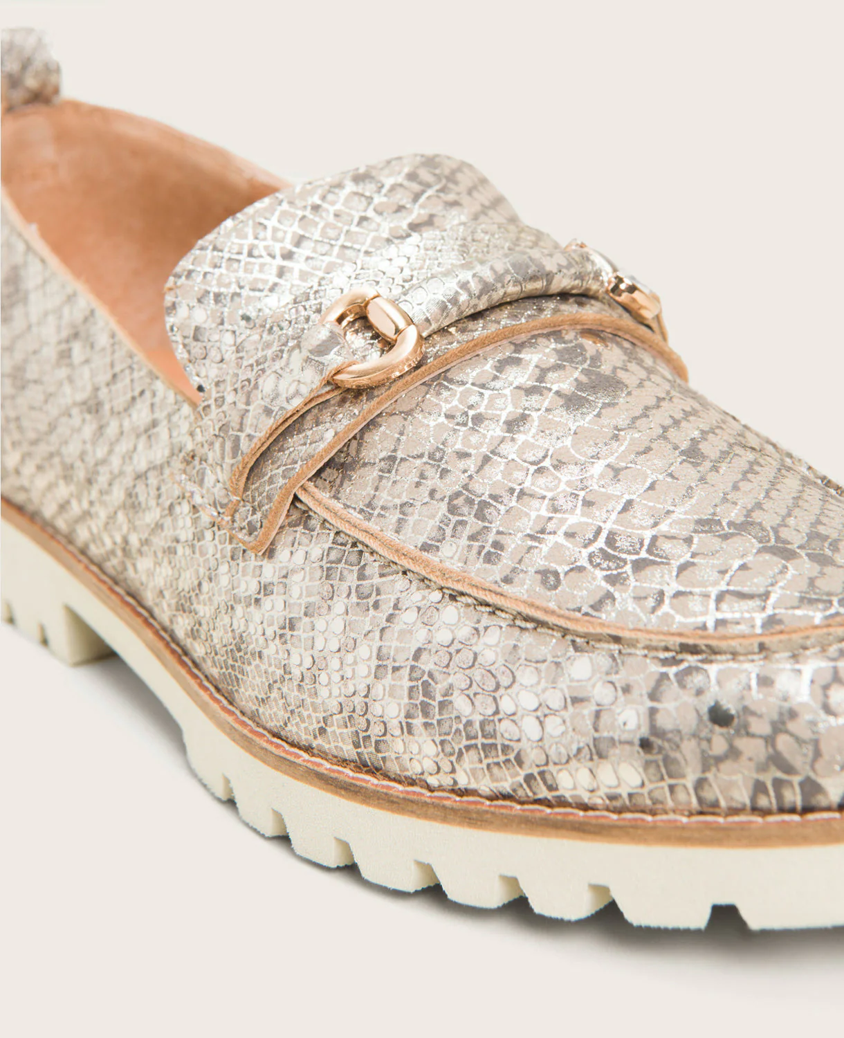 GENTLE SOULS - Eugene Leather Lug Bit Loafer - Image 5