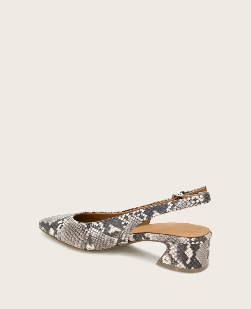 GENTLE SOULS - Georgia Snake Slingback Heel - Image 3