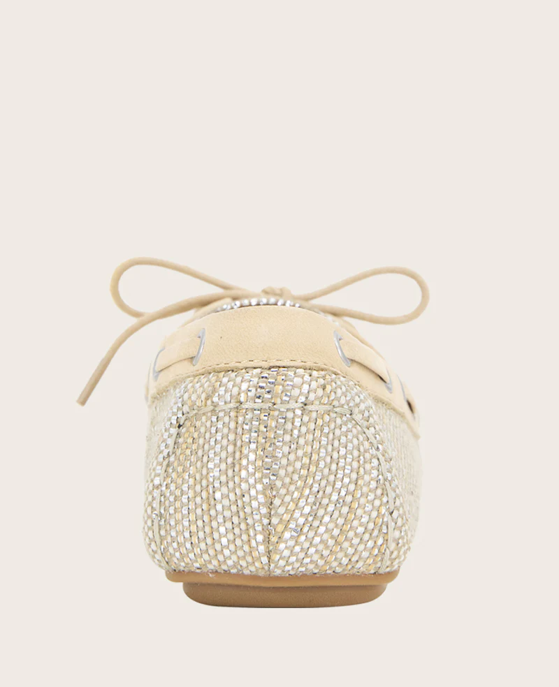 GENTLE SOULS - Marina Metallic Fabric Boat Shoe - Image 3
