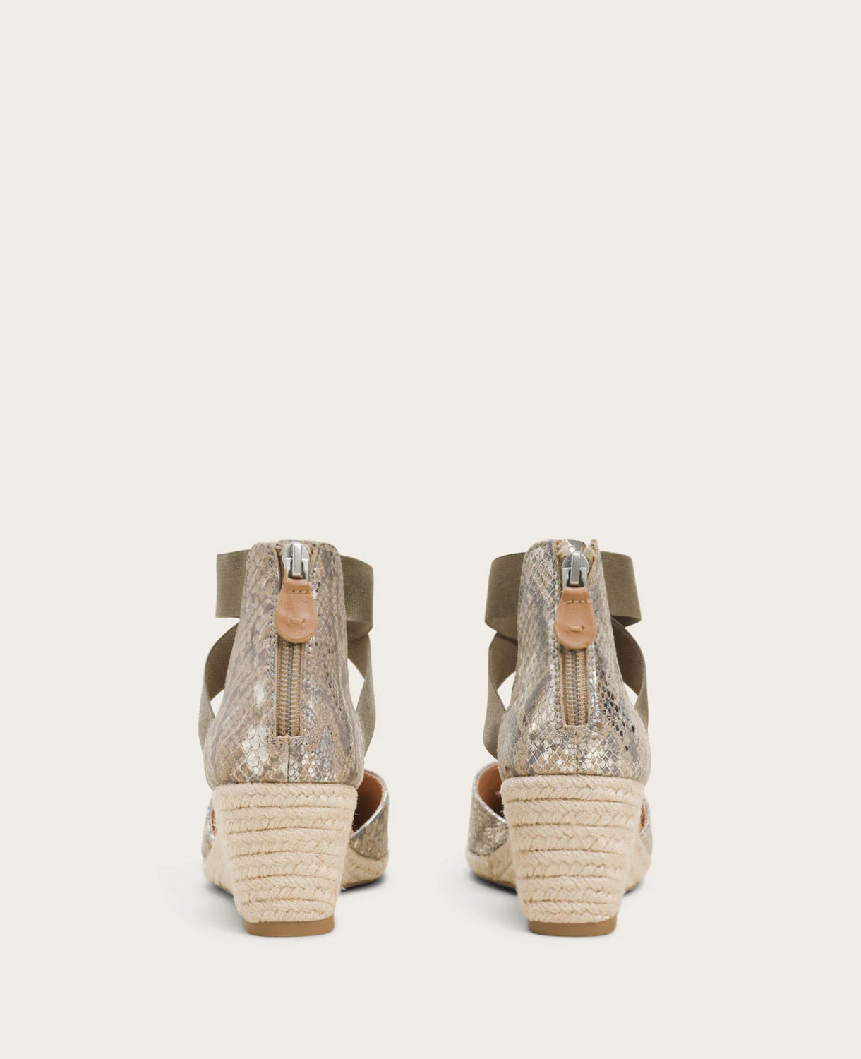 GENTLE SOULS - Orya Leather Espadrille Wedge - Image 3