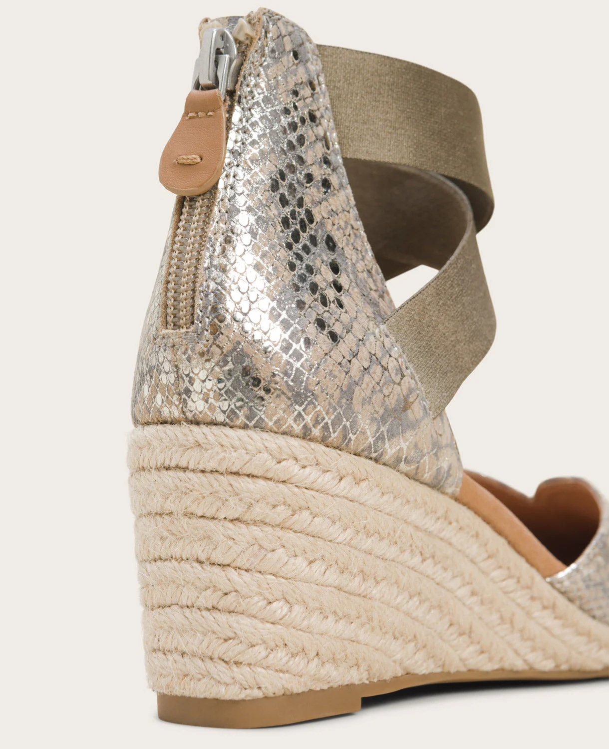 GENTLE SOULS - Orya Leather Espadrille Wedge - Image 6