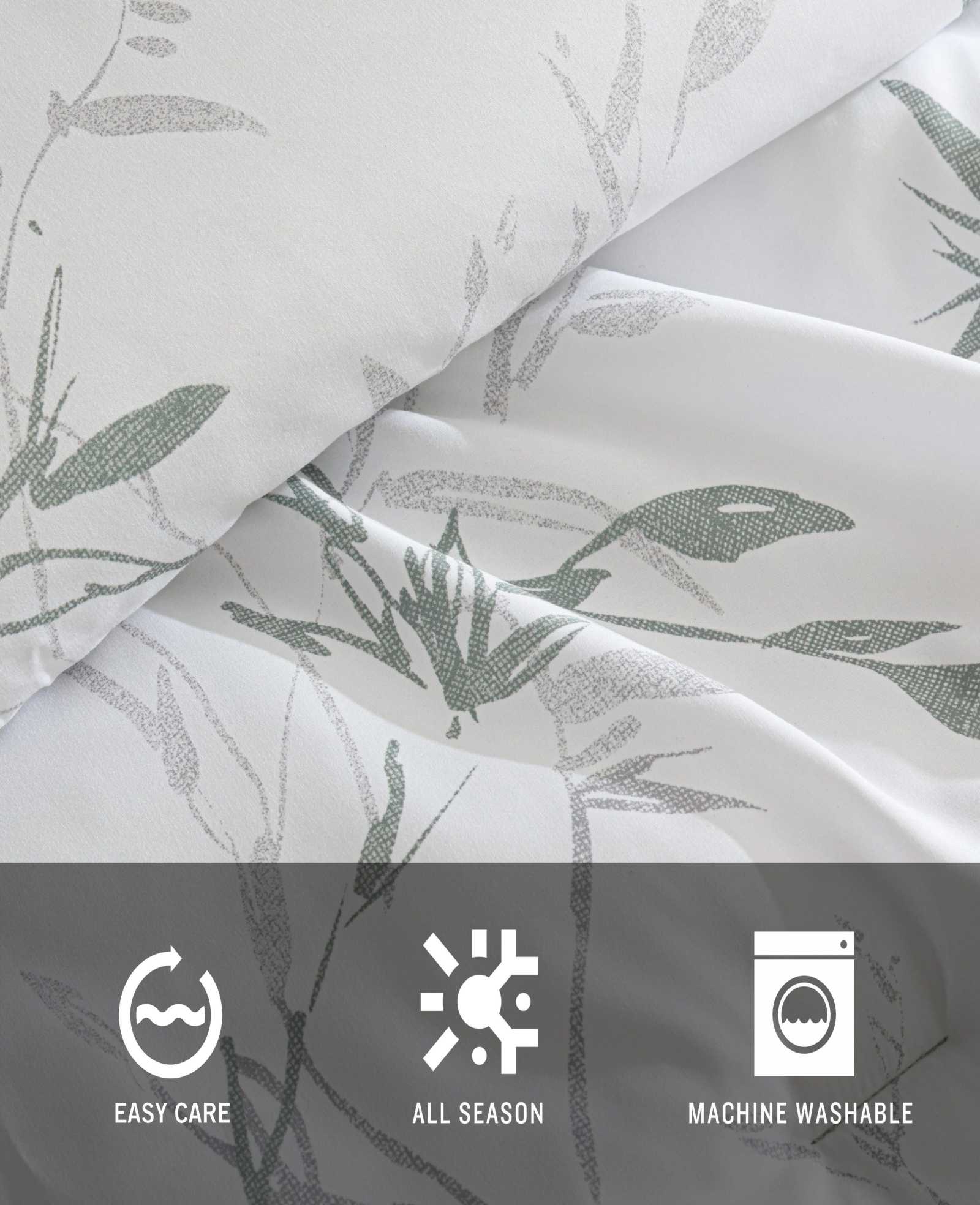 Ink Wash Vine Comforter + Sham Set - Image 4