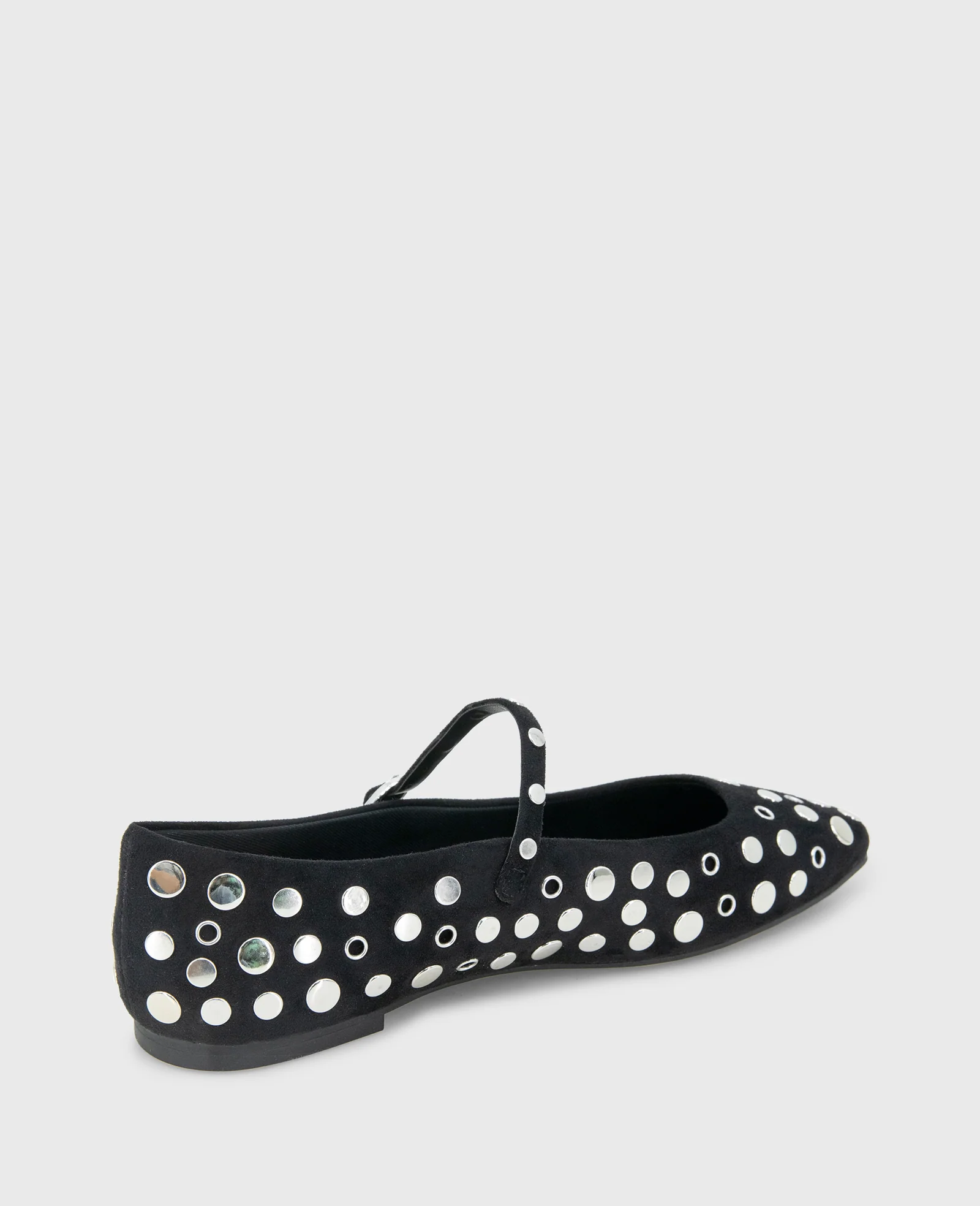Jasper Suede Stud Ballet Flat - Image 3