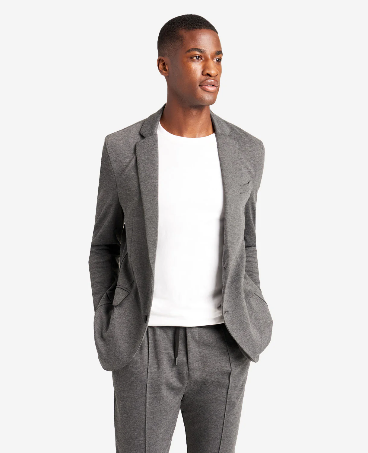 Knit Tailored Jacket - Image 4