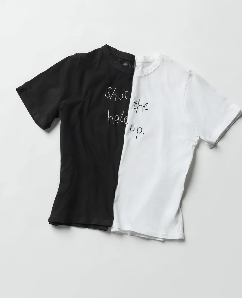 Lingua Franca Shut The Hate Up Unisex Tee - Image 6