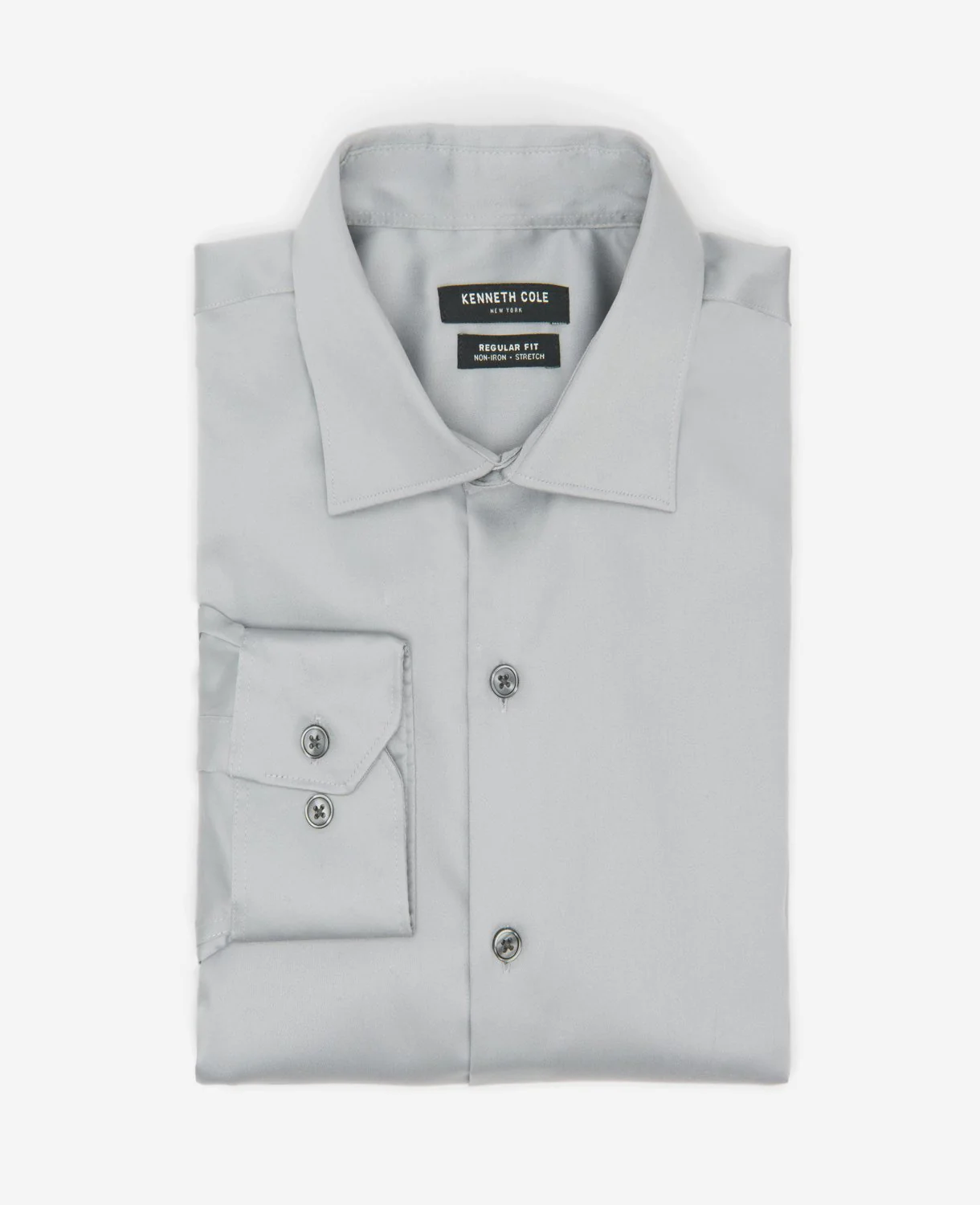 Regular-Fit Button-Down Stretch Dress Shirt with TEK FIT - Image 5