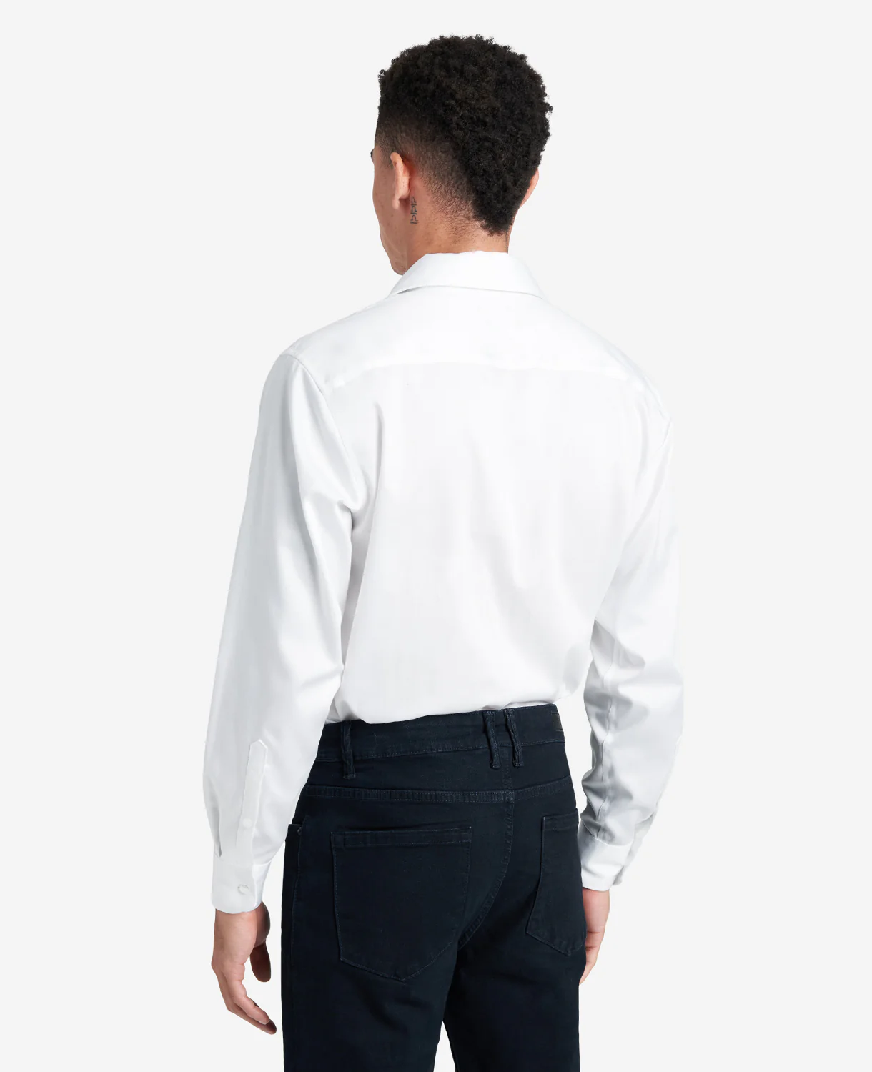 Regular-Fit Button-Down Stretch Dress Shirt with TEK FIT - Image 4