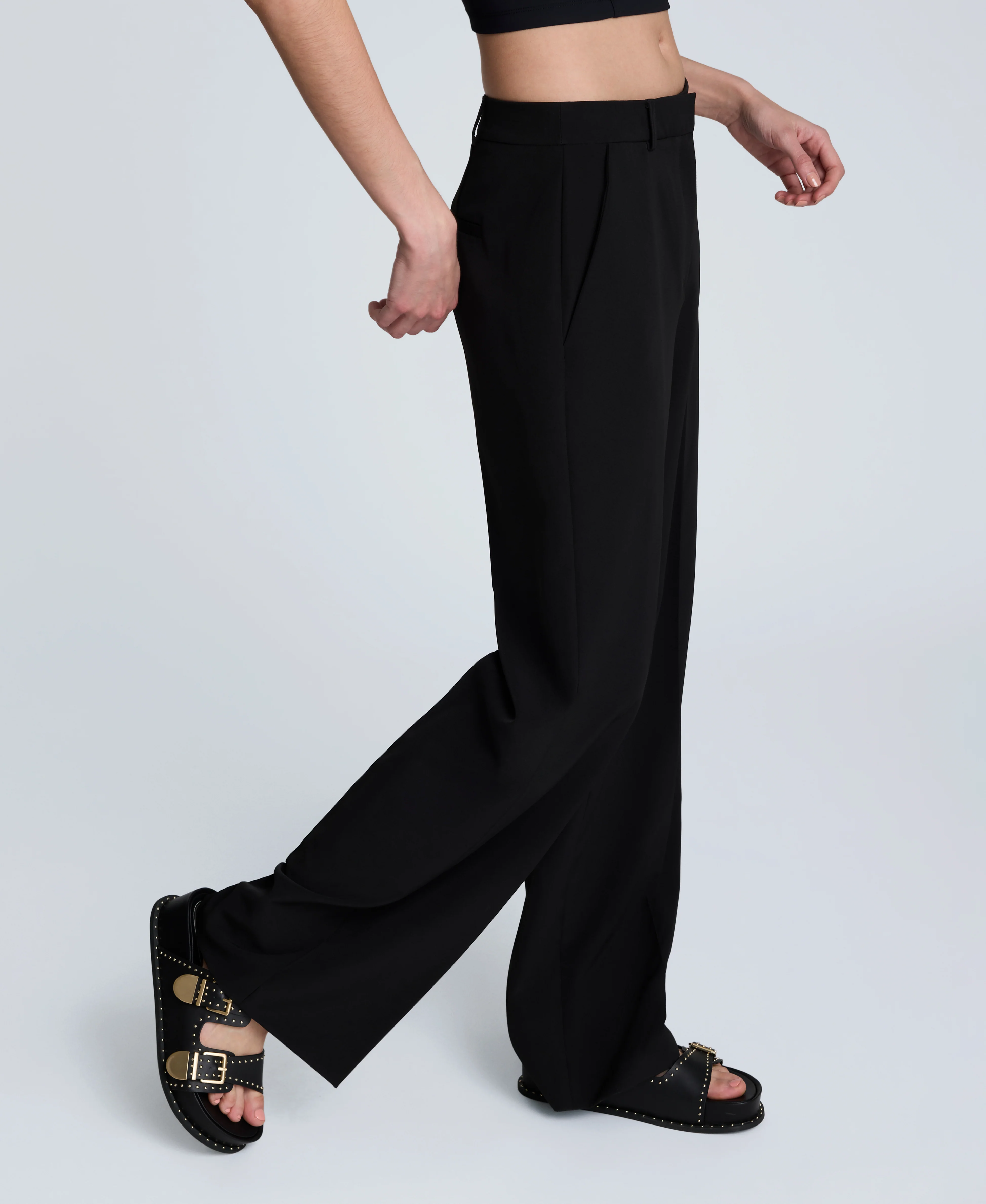 Luxe Twill Wide Leg Pant - Image 3