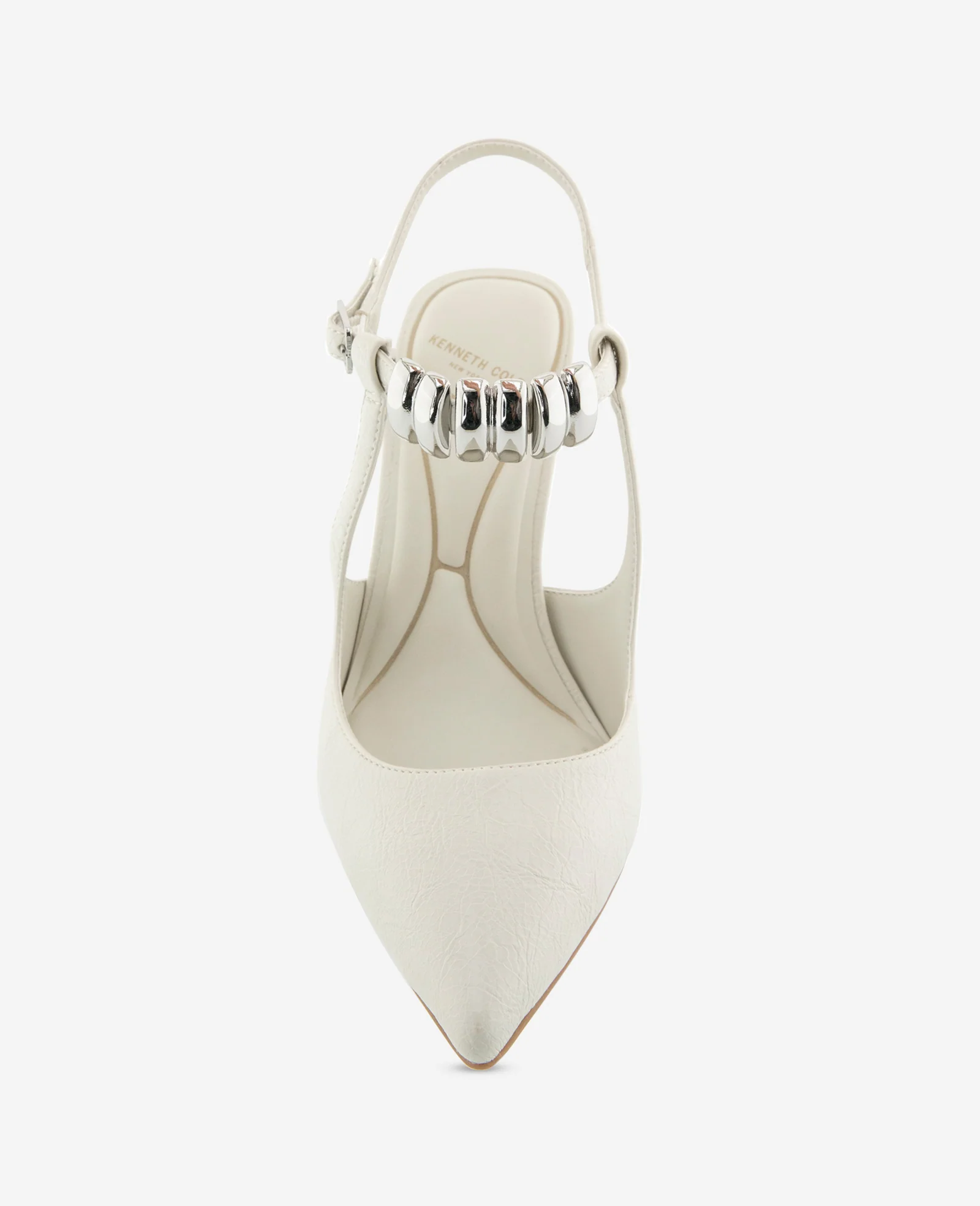 Romi Patent Hardware Ankle Slingback Heel - Image 3