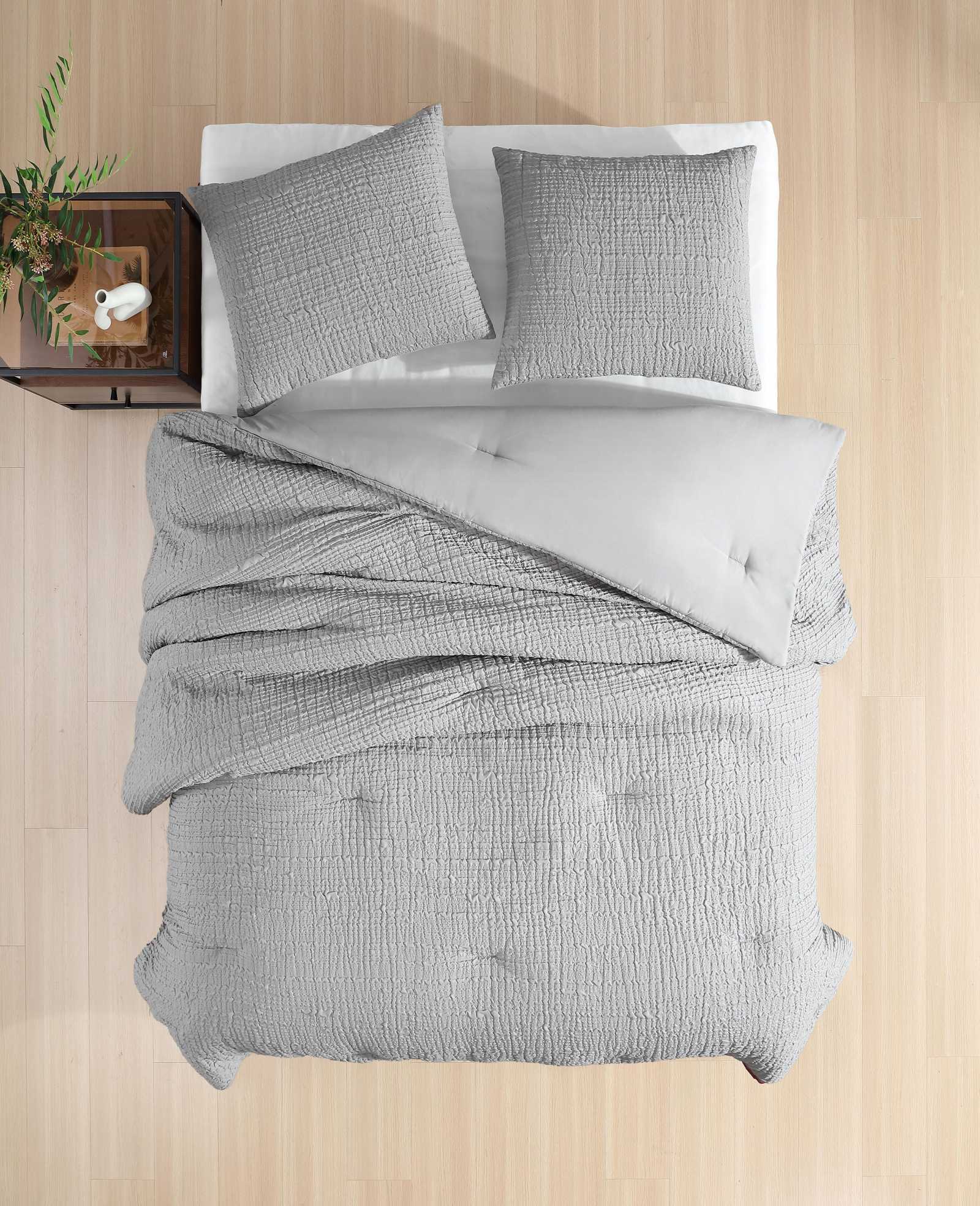 Serenity Wavy Lines Duvet Cover Set - Image 6
