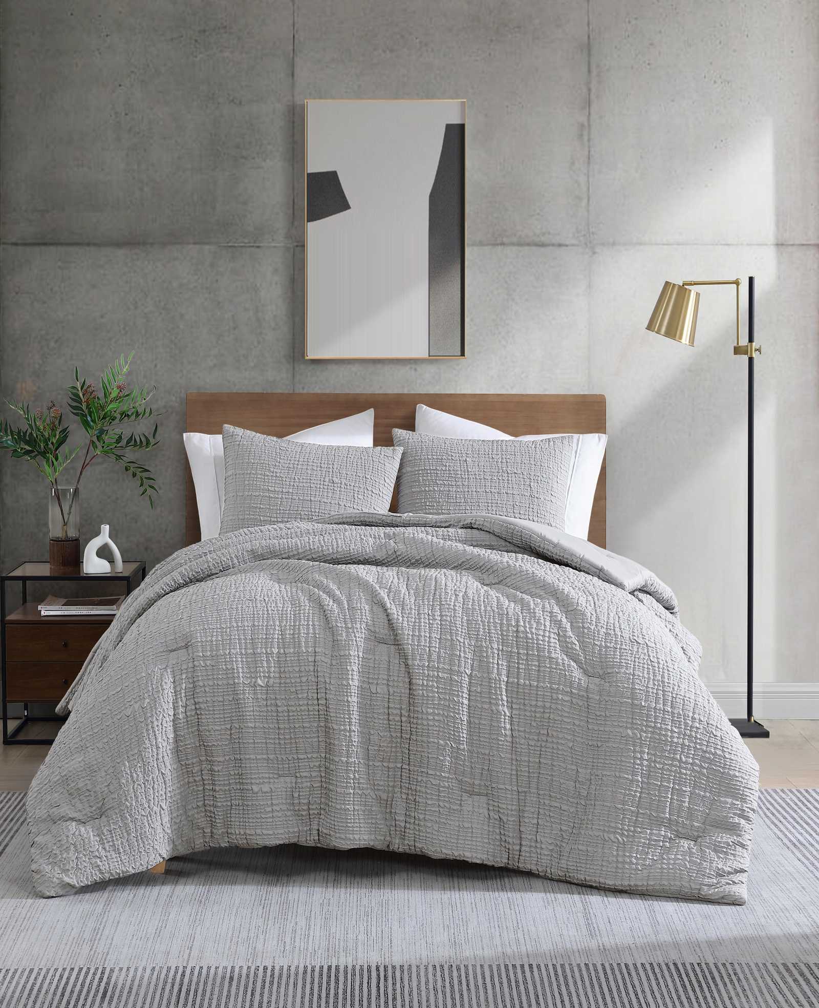 Serenity Wavy Lines Duvet Cover Set - Image 7
