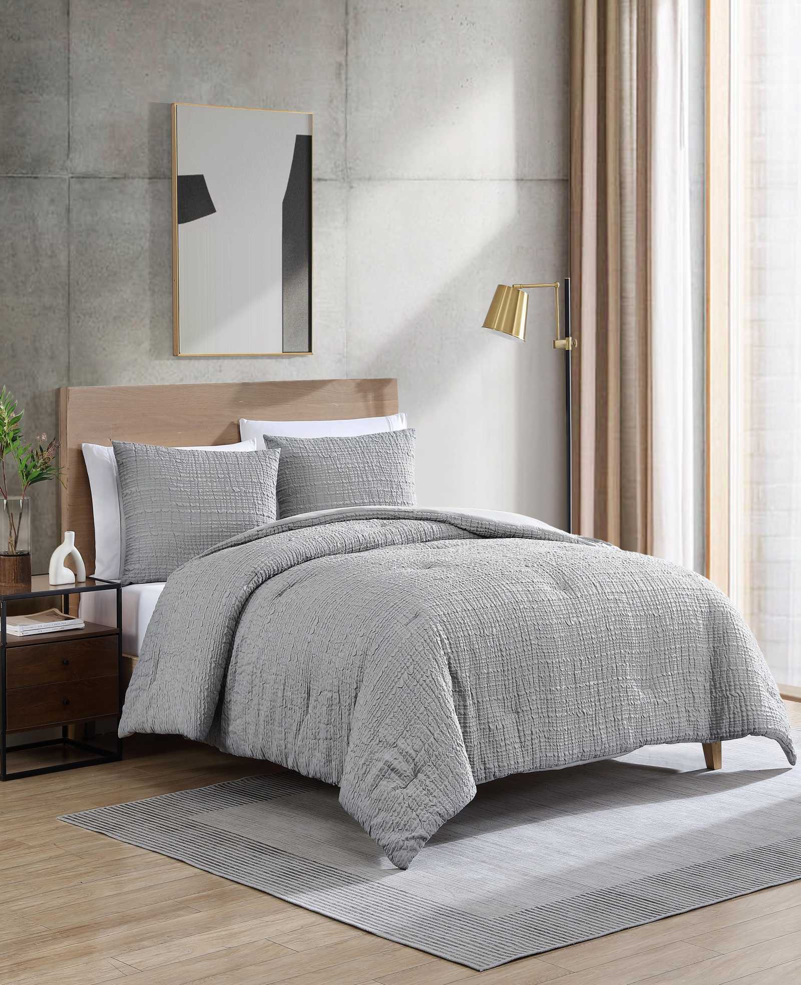 Serenity Wavy Lines Duvet Cover Set - Image 8