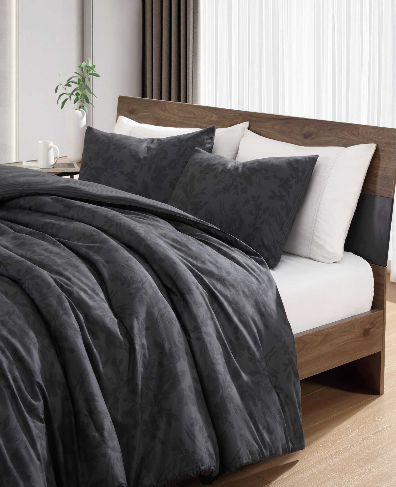 Silhouette Floral Comforter + Sham Set - Image 3