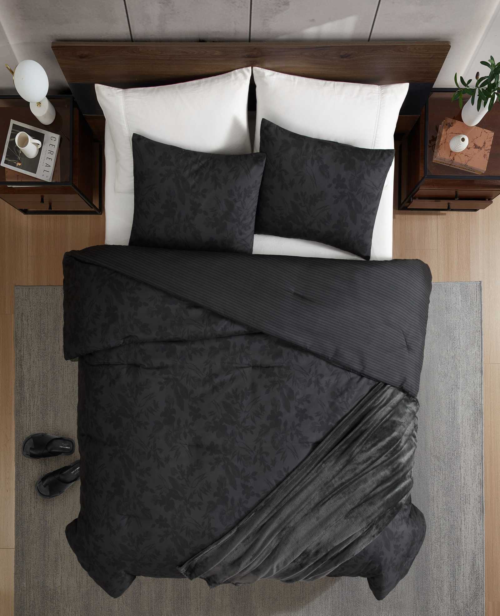 Silhouette Floral Comforter + Sham Set - Image 7