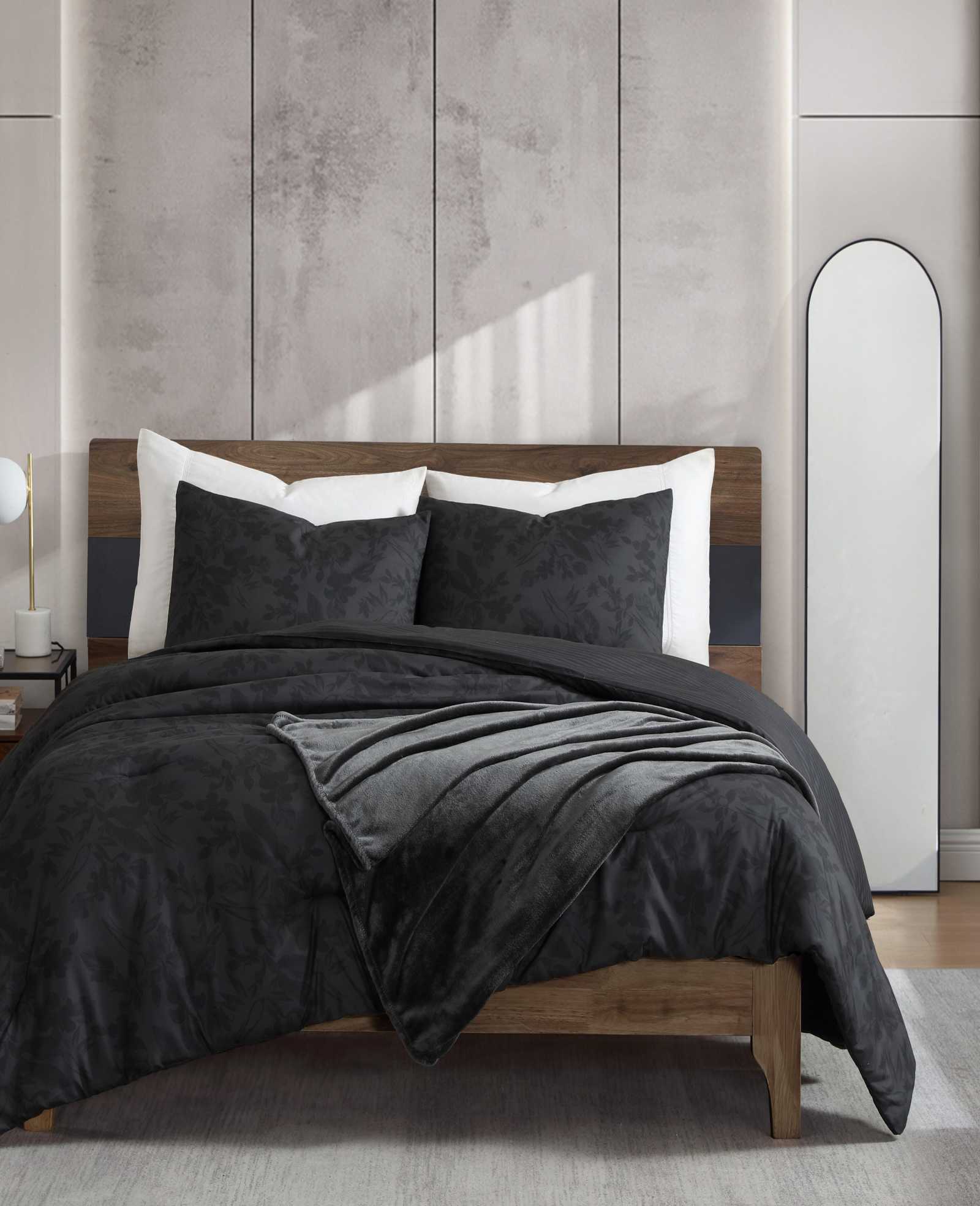 Silhouette Floral Comforter + Sham Set - Image 8