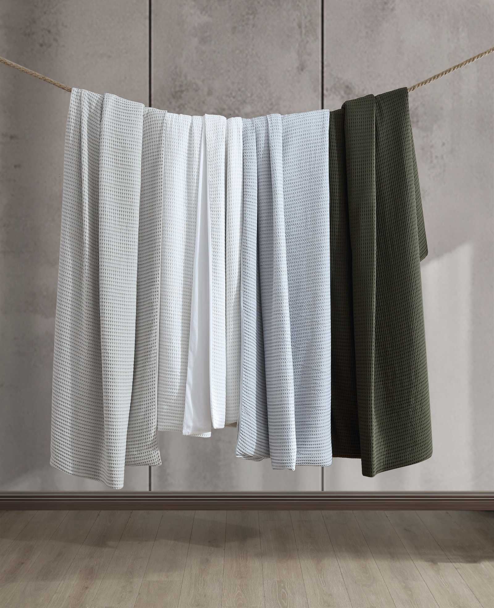 Solid Waffle Duvet Set - Image 9